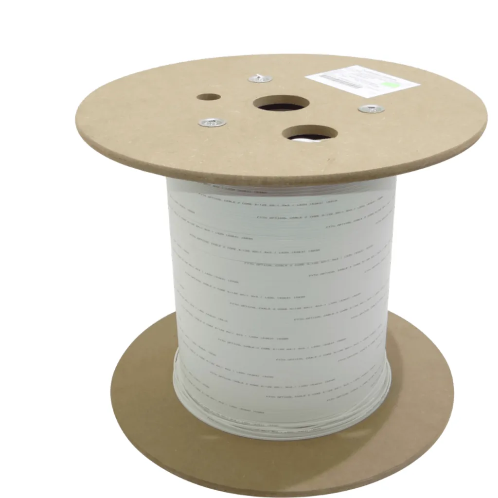 Imagen 1 de 6-Fibras-G652D Blanca 500m DropCable Ext FTTH SM LSZH 4x2.5mm
