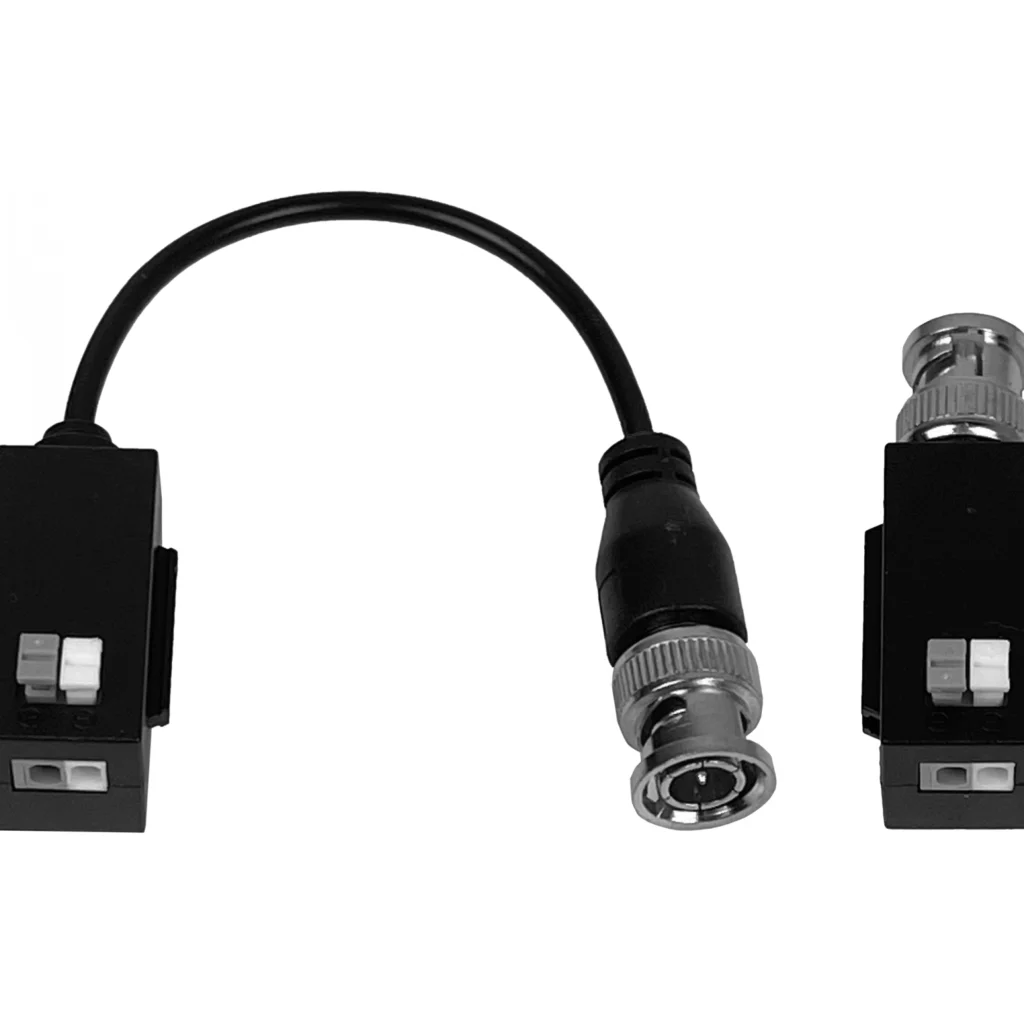 DAHUA 4K Video Balun Fijo/Cable Pin-Push CAT5E/6 Pasivo CCTV BNC-Macho