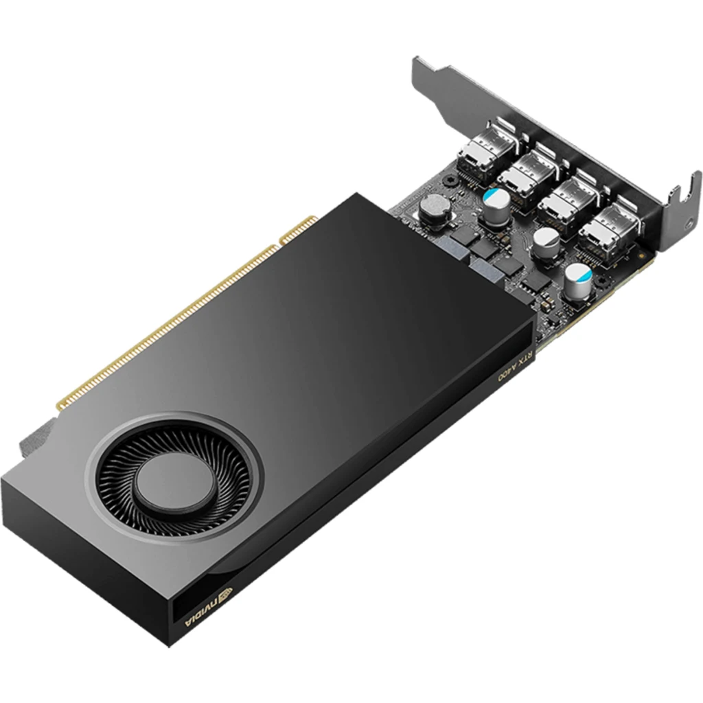 Tarjeta de Video PNY NV RTX A400 4GB GDDR6 4*mDP PCIe 4.0
