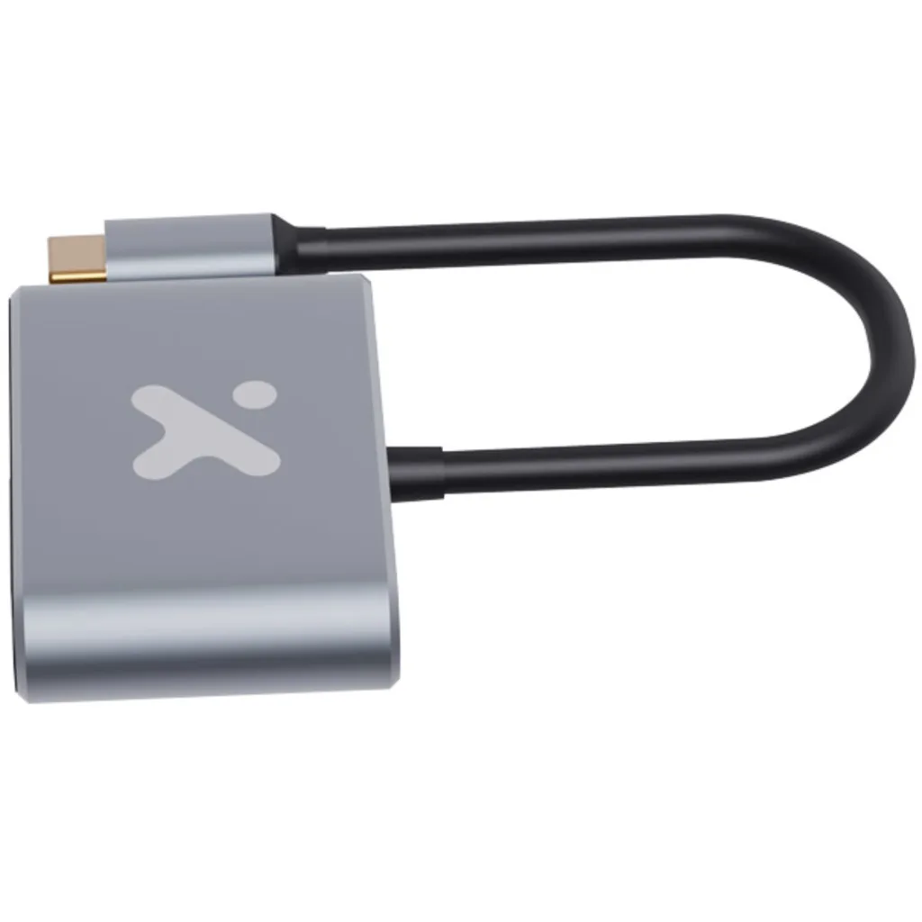 Imagen 7 de Adaptador Multipuertos 2en1 XTech XTC-542, USB-C a HDMI VGA