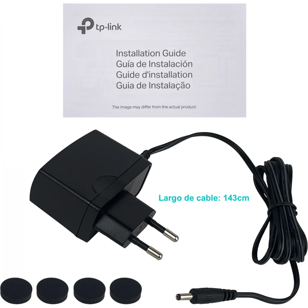 Imagen 1 de Switch TP-Link TL-SG108E 8-1000 Metálico Switch Smart Fuente 9V 
