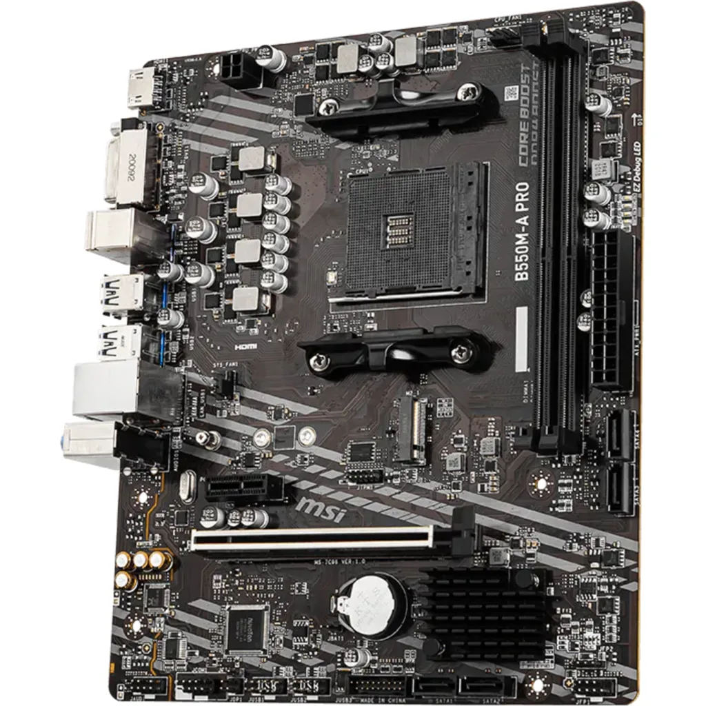 Imagen 4 de Tarjeta Madre MSI B550M-A PRO Chipset B550 Socket AM4 DDR4 M.2 HDMI LAN mATX