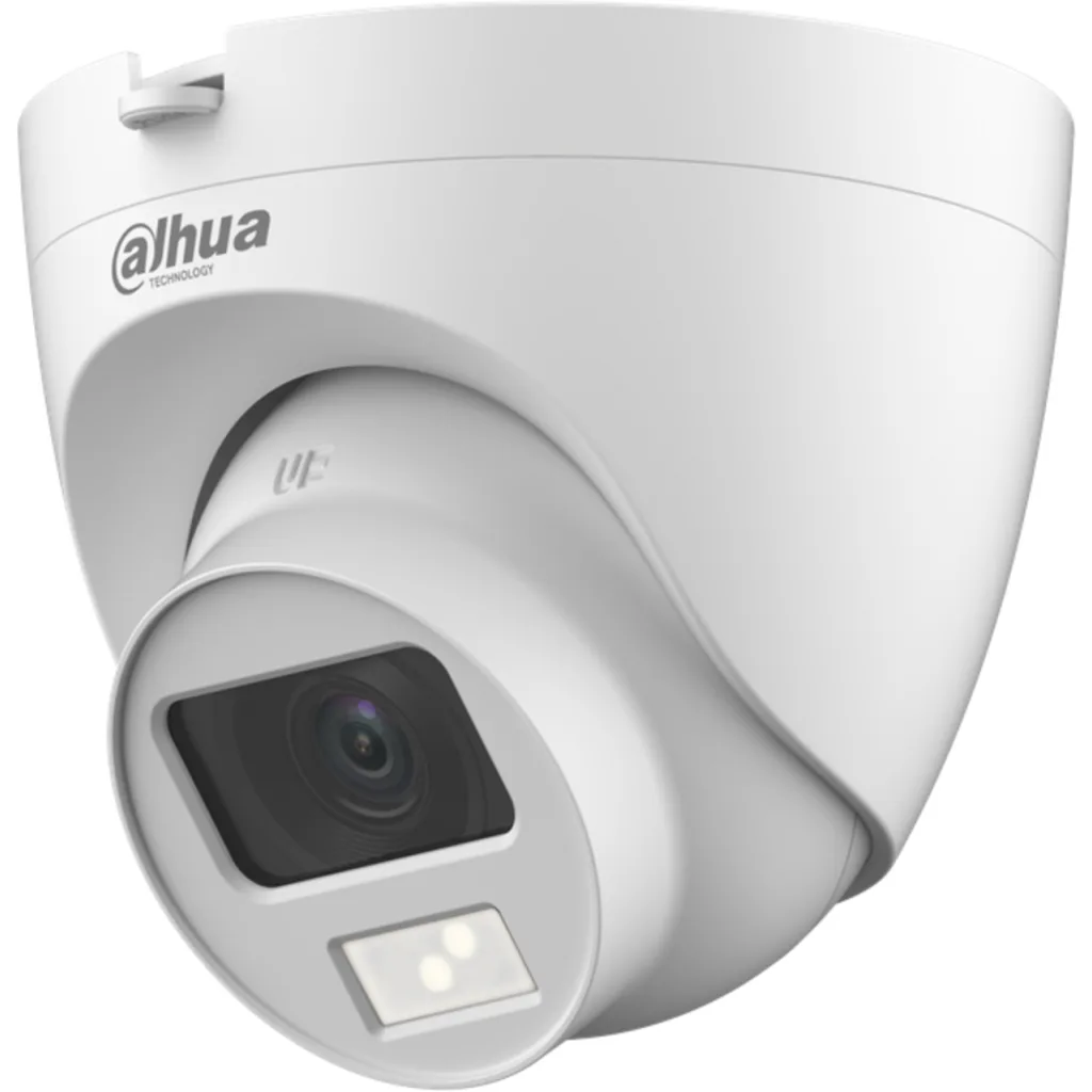 Imagen 1 de DH-HAC-HDW1200CLQN-IL-A-0280B-S6. camara HDVCI Eyeball Dahua 2MP lente fijo 2.8mm doble iluminacion