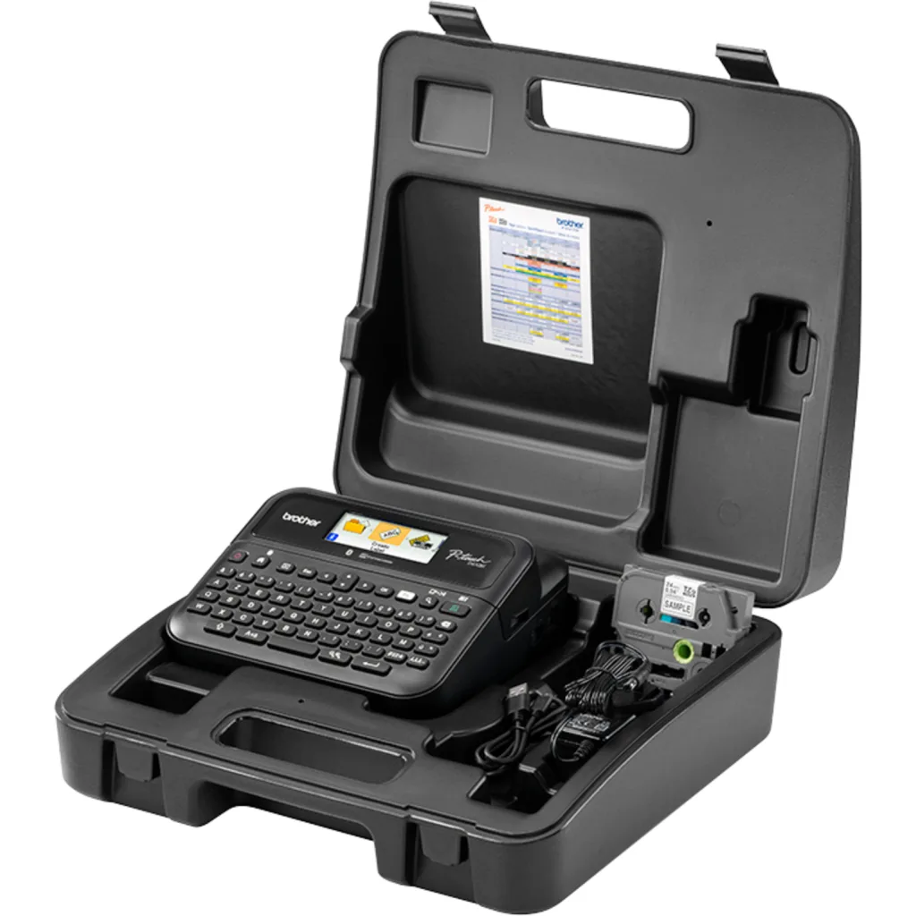 Imagen 4 de Rotuladora Brother PT-D610BTVP 24mm pantalla color conexion USB Bluetooth