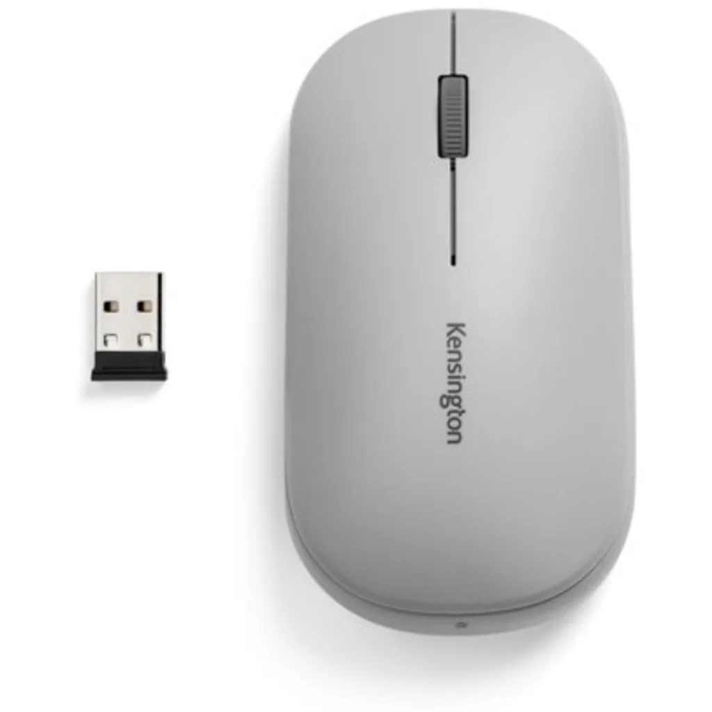 Imagen 1 de Mouse Inalámbrico Kensington Slimblade 2.0, Óptico 2400DPI 3 Botones USB/Bt Gris