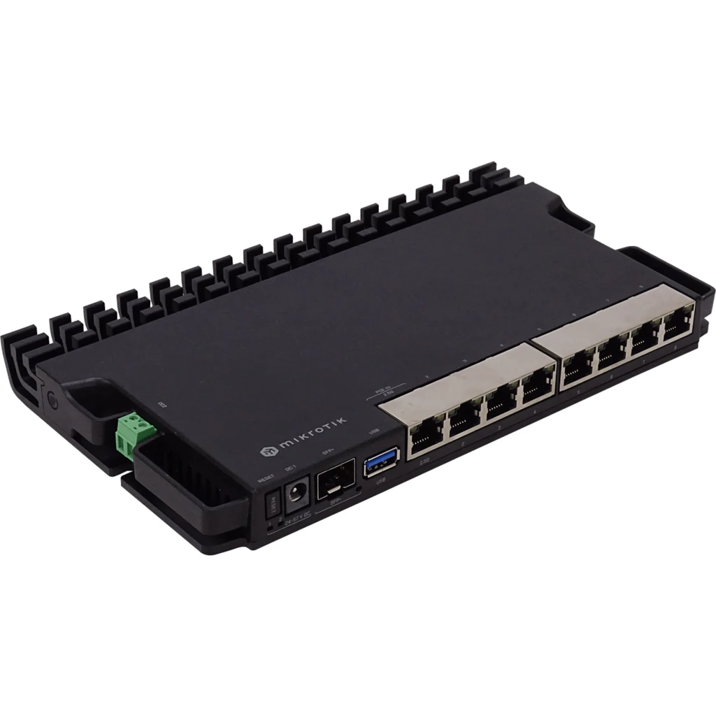 Imagen 1 de Router Mikrotik RB5009UG+S+IN, L5 1GB-RAM 7-1000 1-2.5G 1-SFP+