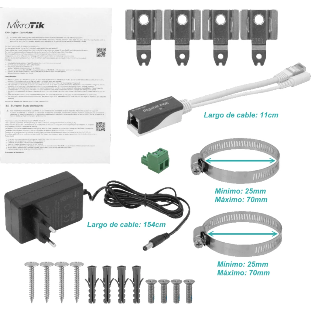 Imagen 1 de MIKROTIK IP66 4-QSFP28-100G Exterior 1-100-PoEin Console L5 36-57VDC