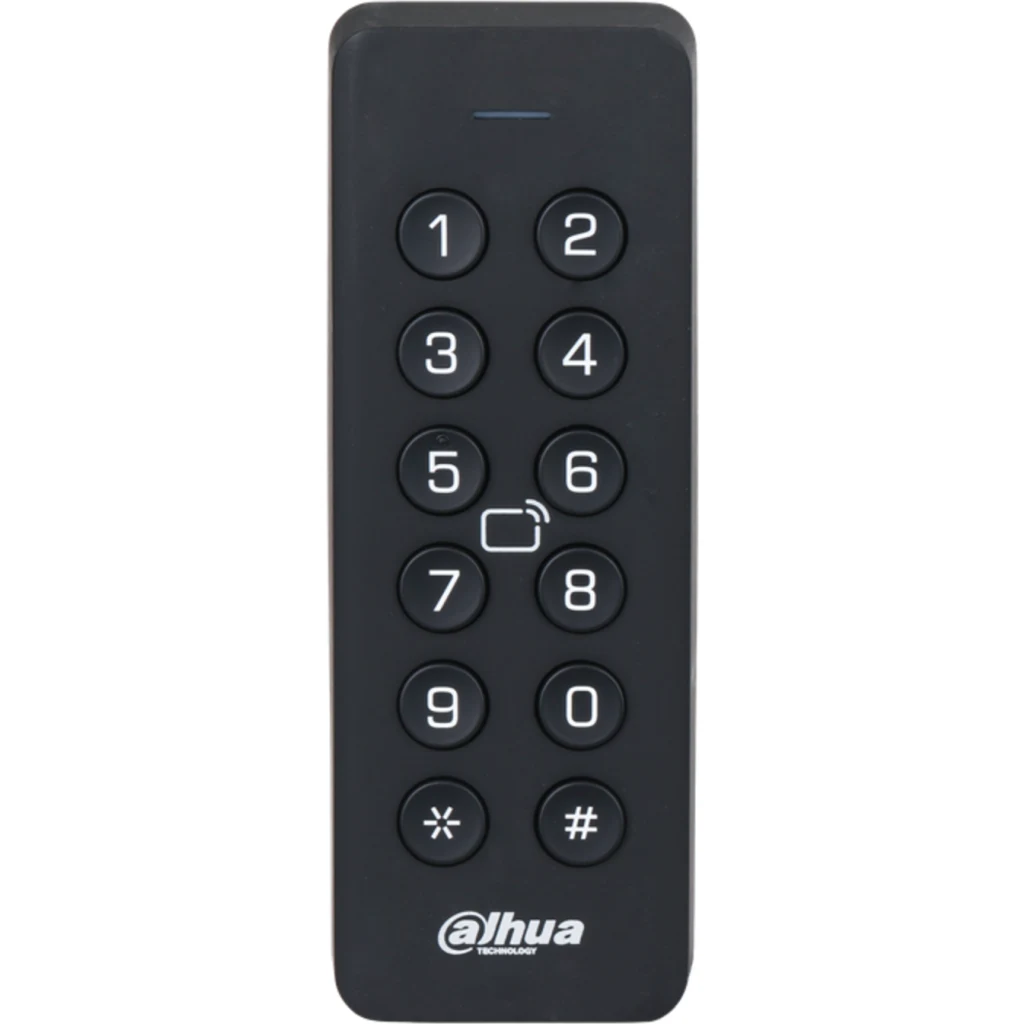 DHI-ASR2101H. Lector de tarjeta y clave Dahua conexion por RS485 y Wiegand proteccion IP66