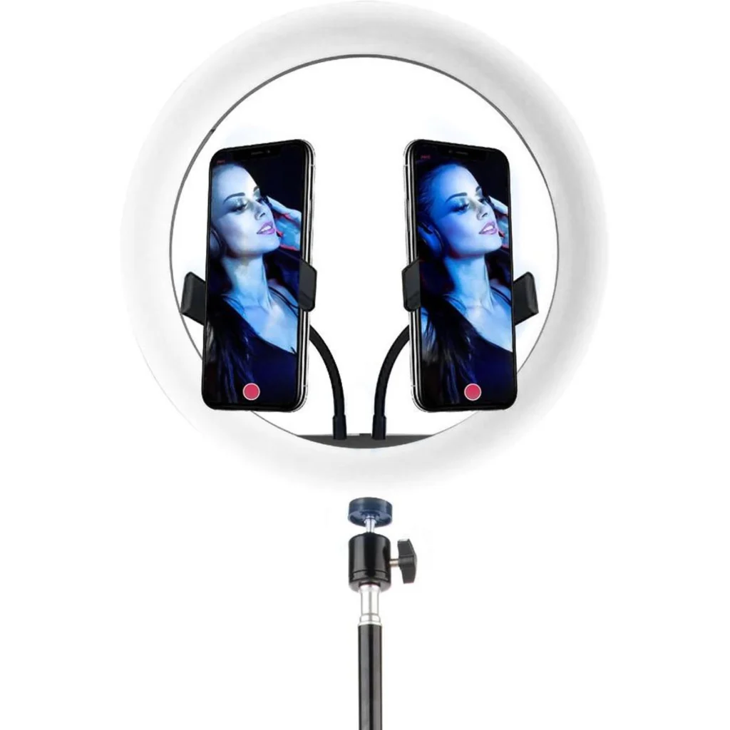 Imagen 1 de Aro de Luz Vivitar Streaming Essentials 12" LED Luz Ajustable 63" 1.6mts