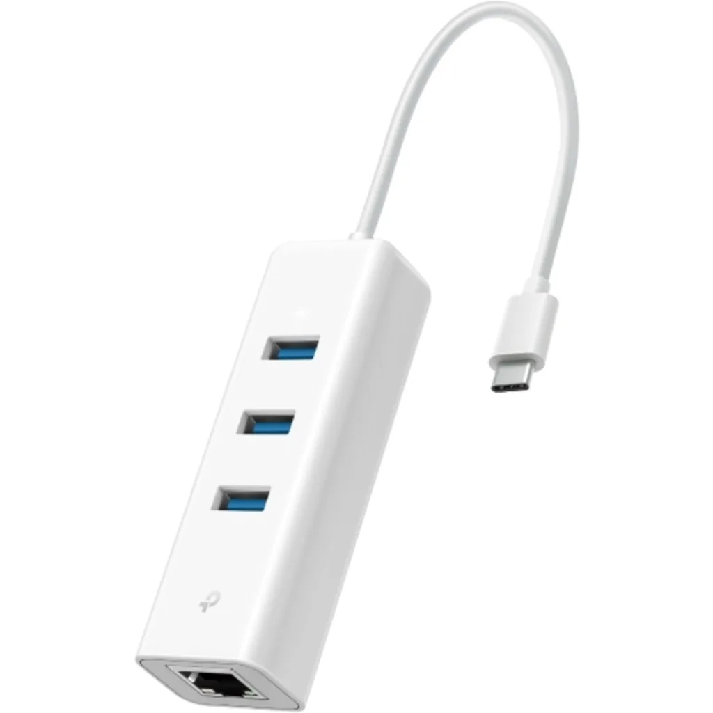 Imagen 1 de TP-LINK ADAPTADOR USB TYPE-C 3-PORT HUB & GIGABIT UN / UE330C