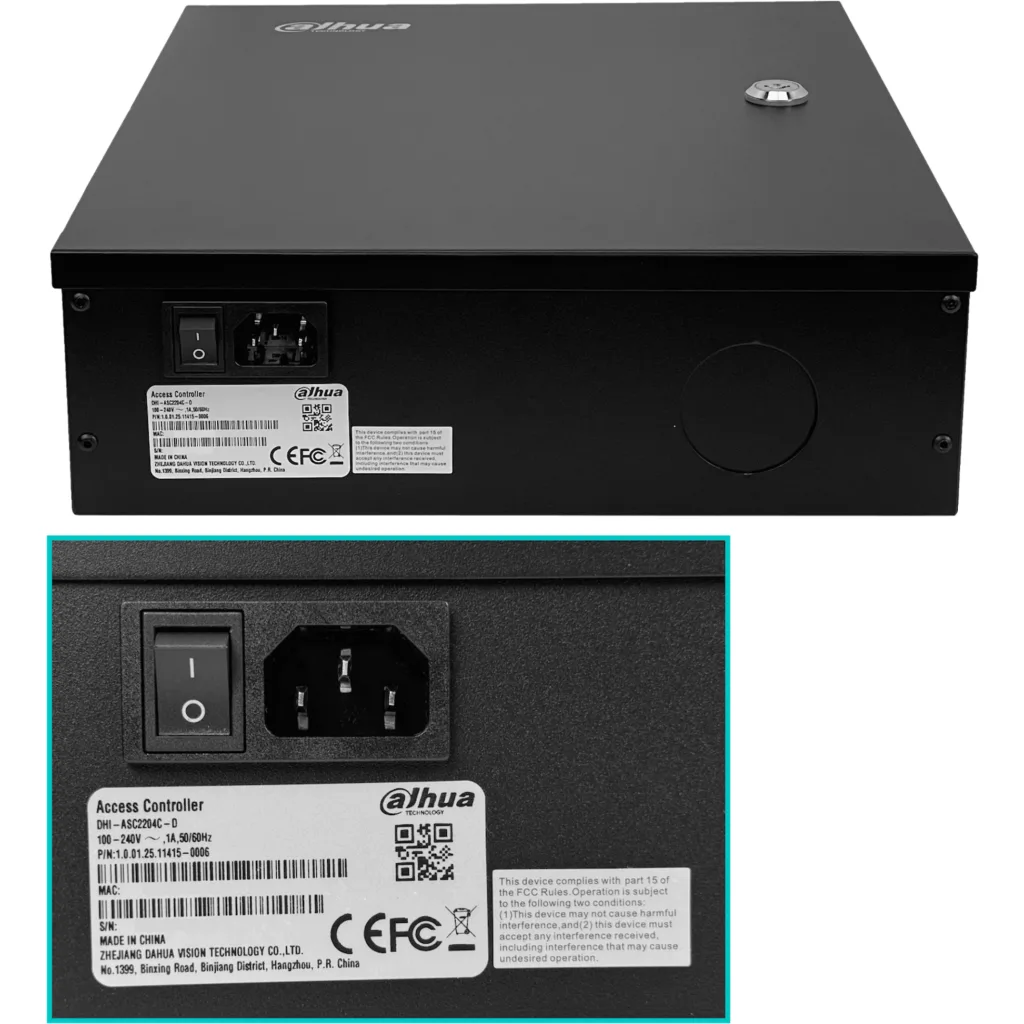 Imagen 2 de DAHUA Control de Acceso p/4 Puertas 1-100 IK04 RS-485 inc-Gabinete