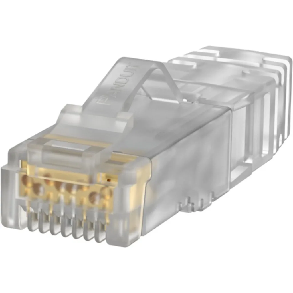 Panduit - Network connector - RJ-45 (M) - CAT 6 - clear (pack of 100)