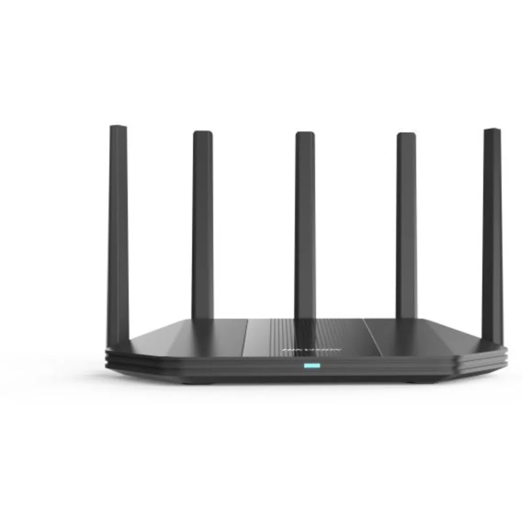 Router Hikvision DS-3WR18X, Wi-Fi 6 1800Mbps Doble Banda 5 Antenas Alta Ganancia