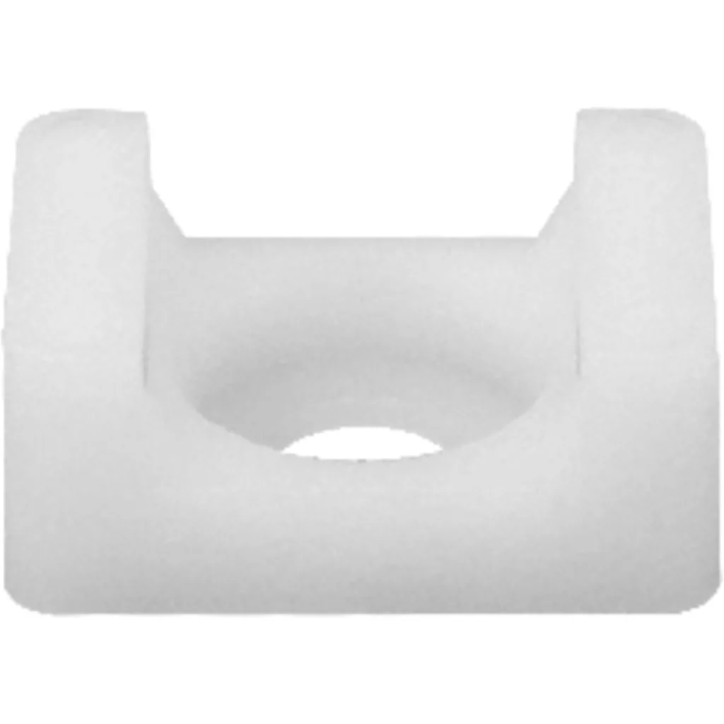 Imagen 3 de Base 22x16x9 100-un p/Amarra-CV p/Clavo/Tornillo-4,5mm Saddle