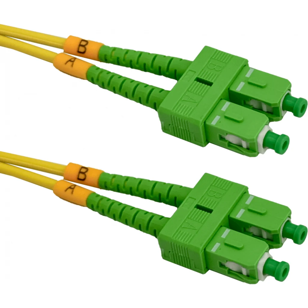3mt SC/APC-SC/APC MonoModo SM Duplex Jumper Cable Fibra 9/125um LSZH