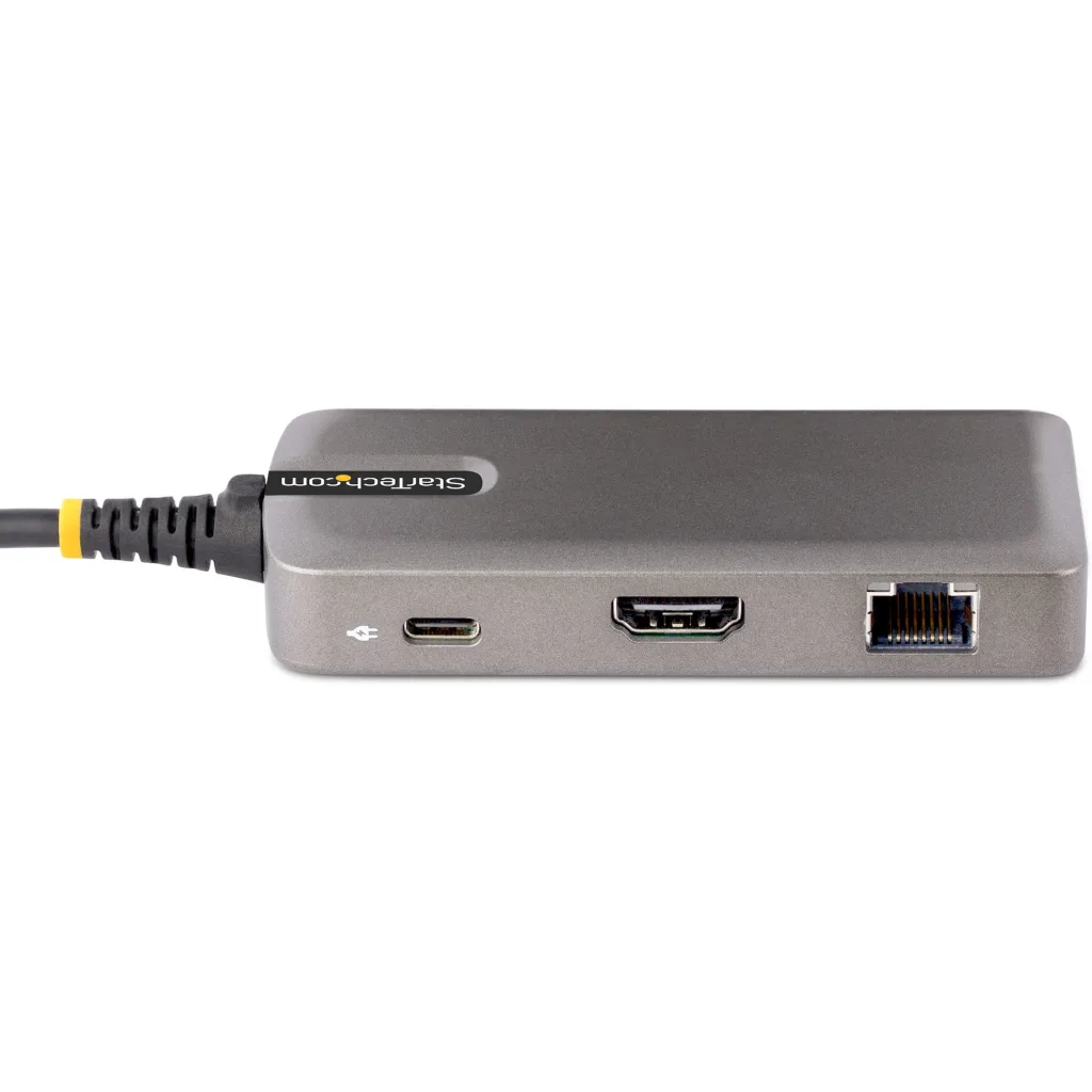 Imagen 3 de Docking Station StarTech USB-C a HDMI 2*USB-A USB-C LAN Gris Espacial