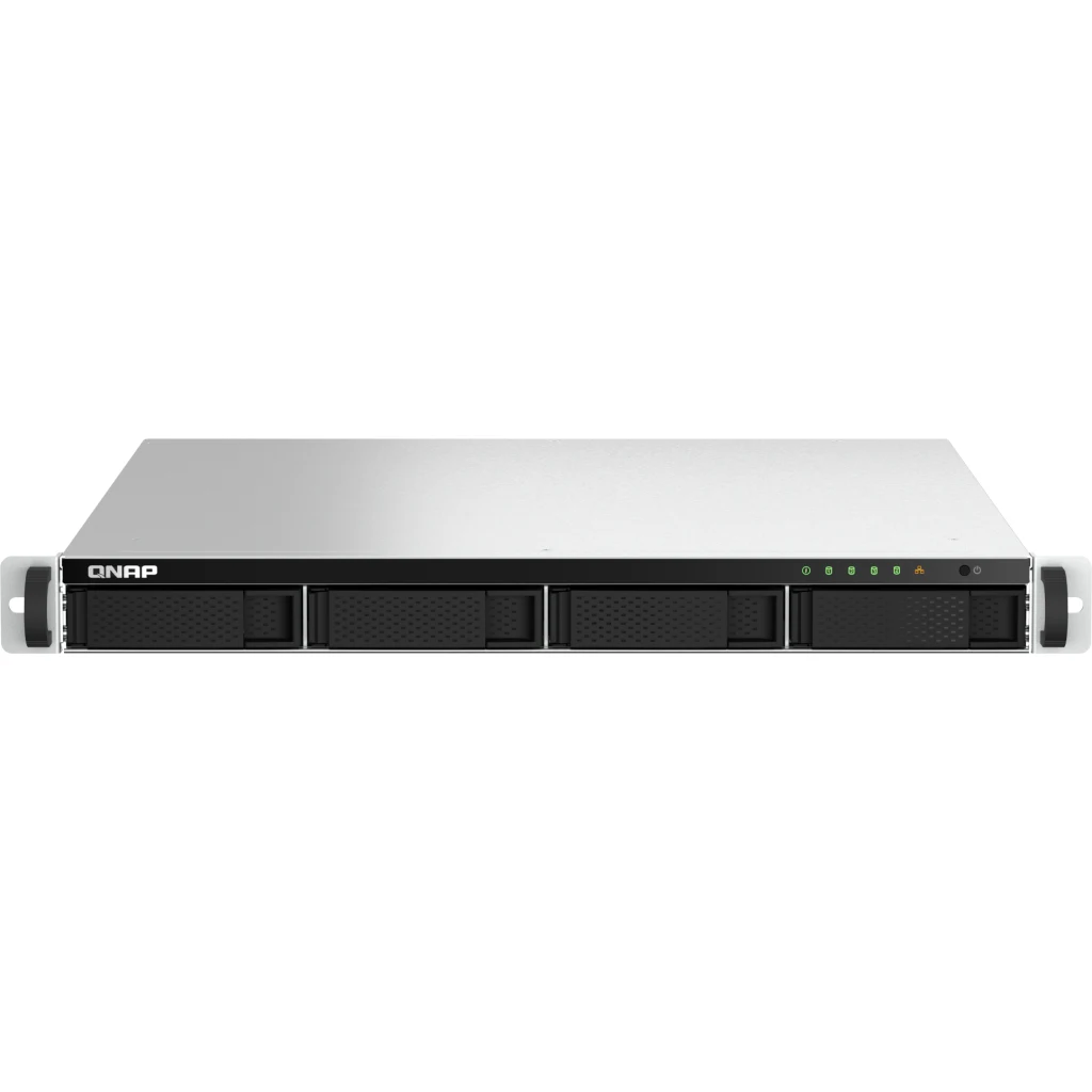 Servidor NAS QNAP 4 Bay Rack 8GB Ram Intel Celeron 4 nucleos 25GBe