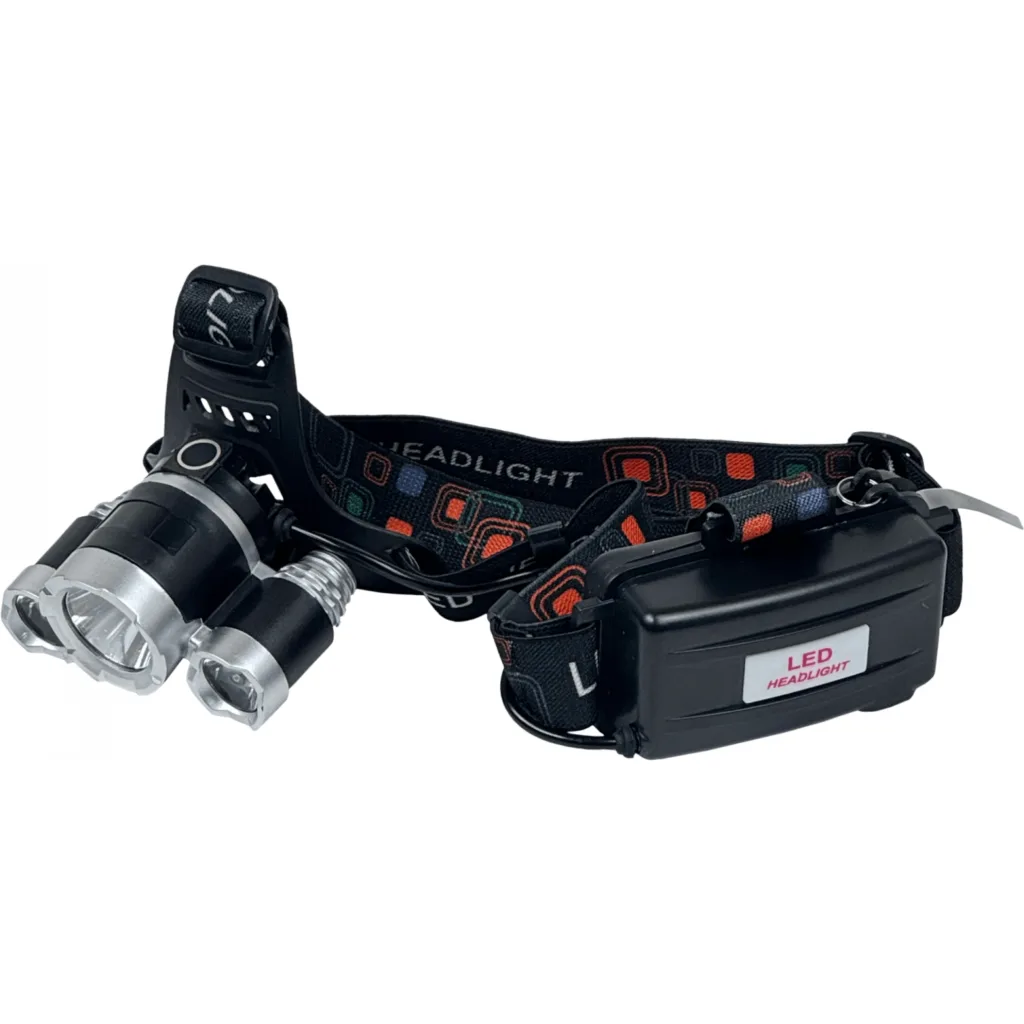 Imagen 2 de Linterna 3-LED Cintillo p/Cabeza pila interna de Litio Recargable 