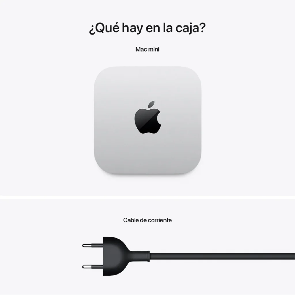 Imagen 3 de MU9D3CI/A Mac mini M4 10C/ GPU 10C/ 16GB RAM/ 256GB