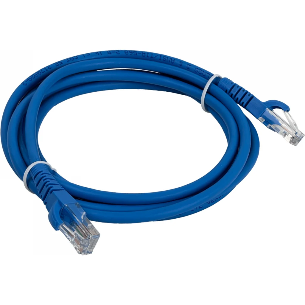 LINKMADE 2MT CAT5E AZUL LSZH CABLE PATCH INYECTADO MULTIFILAR