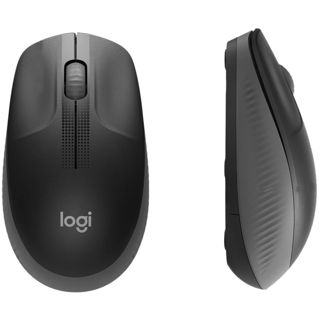 Imagen 3 de Mouse Inalámbrico Logitech M190 Óptico 1000dpi Ambidiestro 3 botones USB Gris