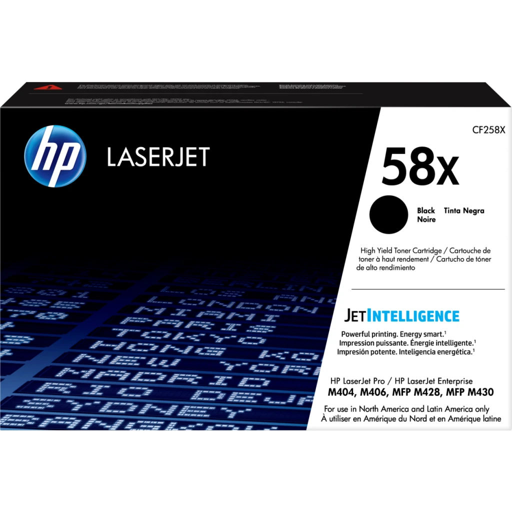 Tóner HP 58X Negro Compatible para LJ Pro M404, MFP M428, 10.000 Pág