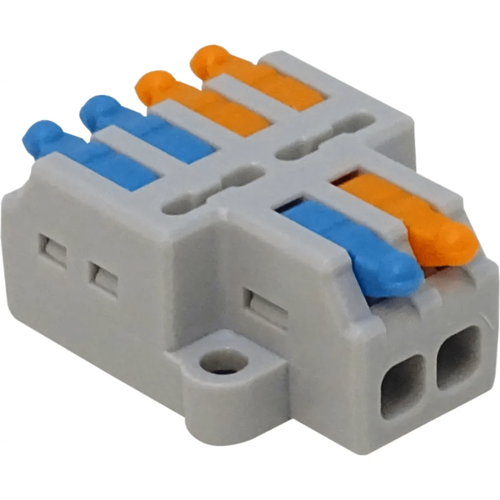 Imagen 1 de 2 a 4 conductores 32A 250V AWG28-14 0,08-2,5mm2 D2-4