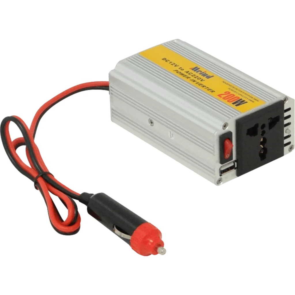 Imagen 3 de MEIND 200W 24/12VDC-in 220V-out 5V-USB-AH inversor Plug-Auto