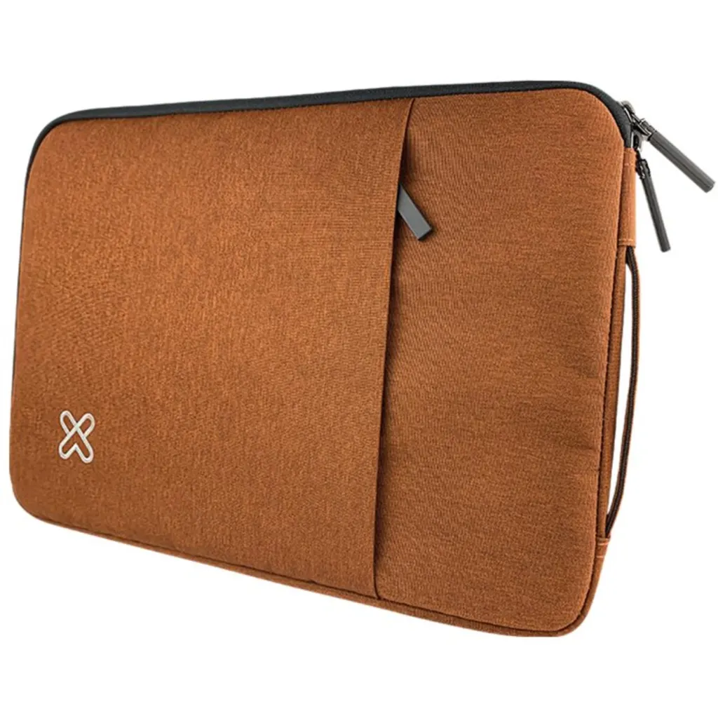 Imagen 13 de Funda KlipX KNS-420BR para  Notebook hasta 15.6" Con Cierre Poliéster Color Café