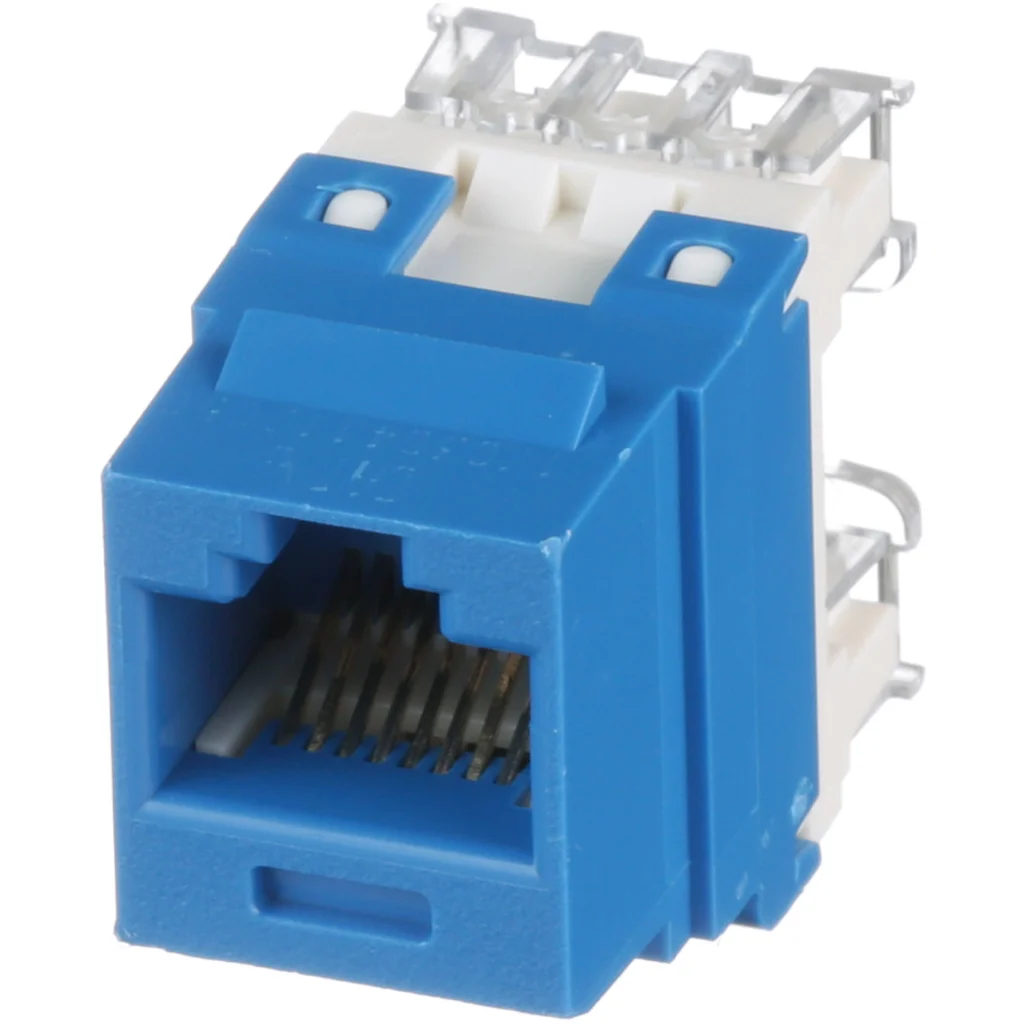 Panduit NetKey Punchdown Jack Module - Modular insert - RJ-45 - blue
