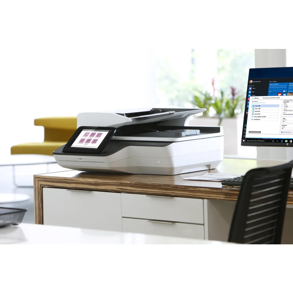 Imagen 3 de Escáner de Escritorio HP ScanJet Enterp Flow N9120 fn2 600ppi Cama P ADF LAN USB