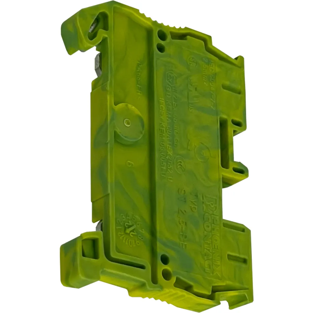 Imagen 2 de PHOENIX Borne Conexion ST Riel-Din 0,2-2,5mm2 AWG28-14 Verde