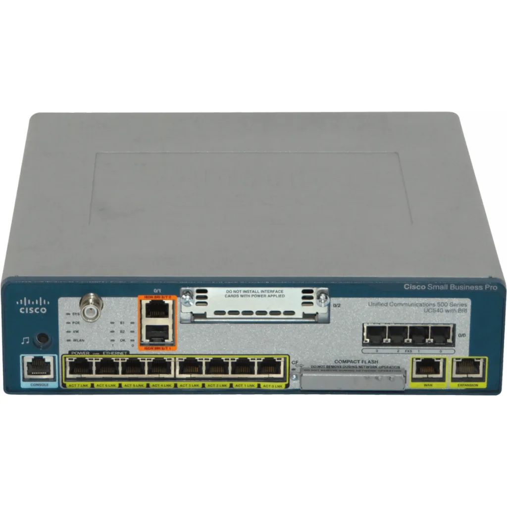 Imagen 3 de CISCO IP-PBX 2-BRI-ISDN 4-FXS 8-PoE 1-RPTNC-2dBi Console WAN Refacc.