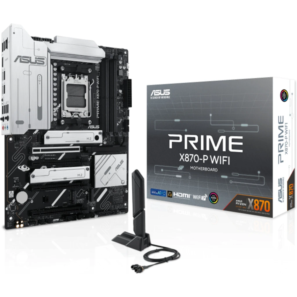 Imagen 8 de Tarjeta Madre Asus PRIME X870-P WIFI AMD AM5 4*DDR5 4*M.2 HDMI USB-C 