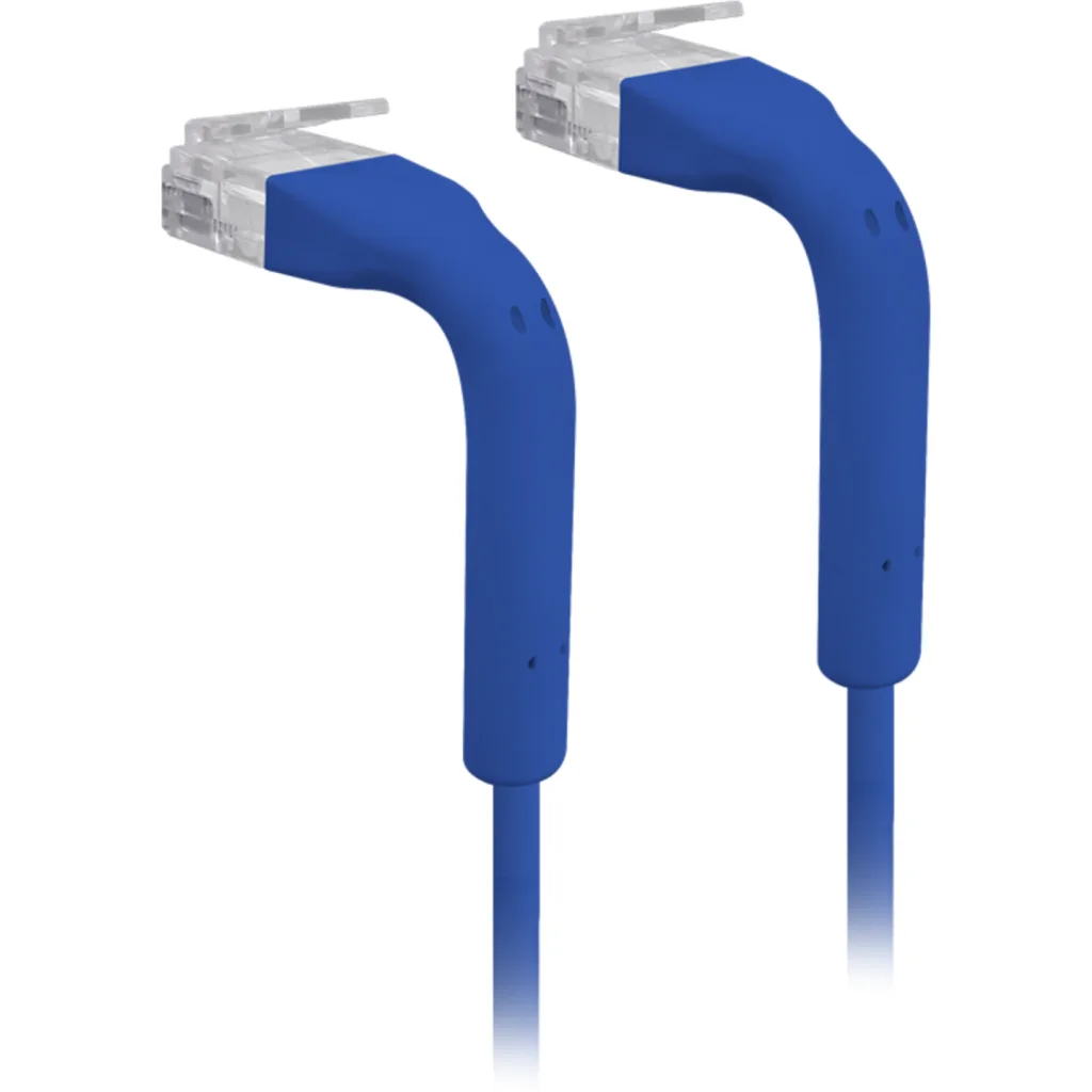 Imagen 2 de Cable de Red Ubiquiti Cat6 RJ45, 1mt 1M-RJ45-BL Color Azul