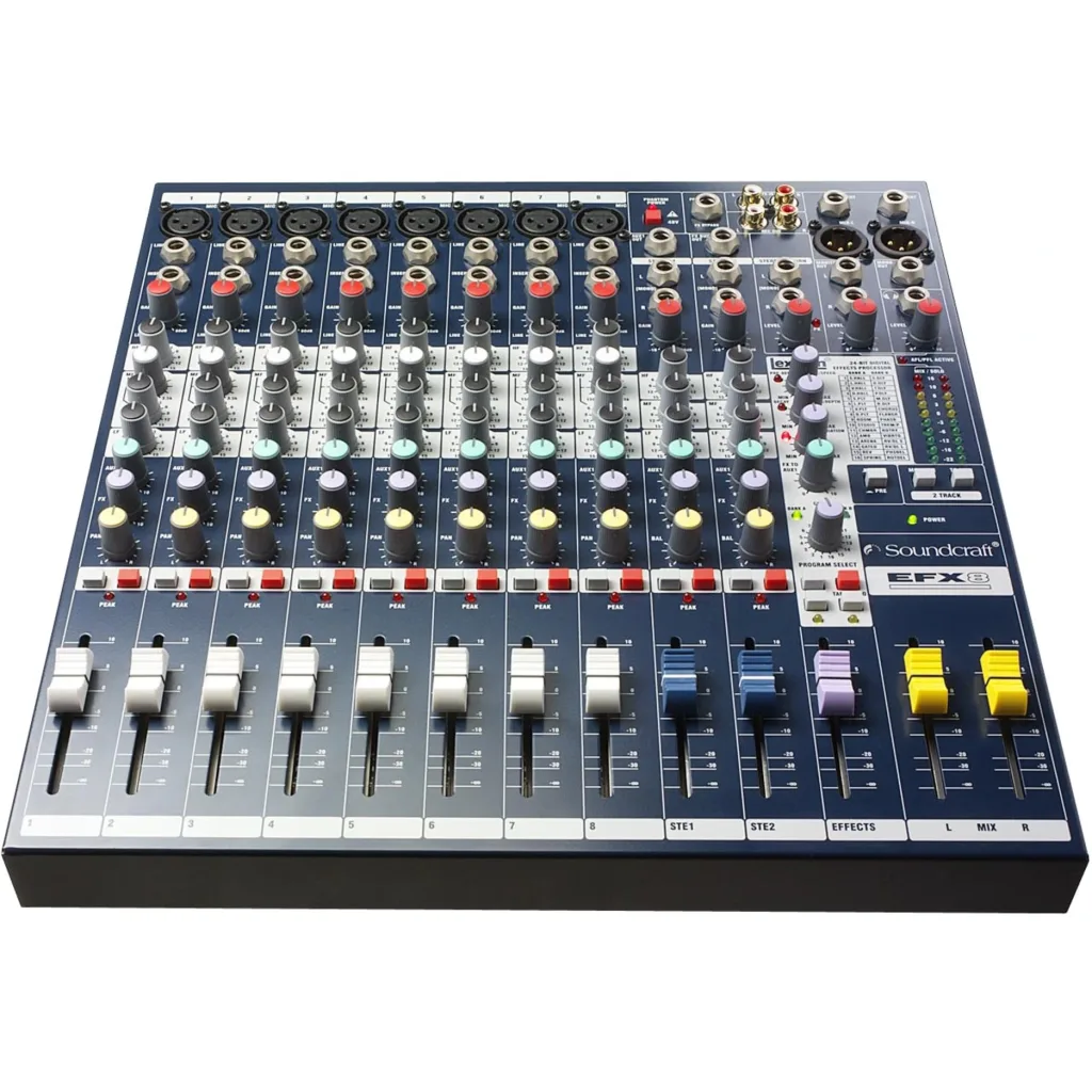 Soundcraft EFX8 - Mesa de Mezclas Analógica 8 Canales con Efectos