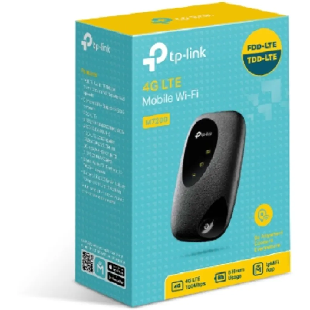 Imagen 4 de Router TP-Link M7200  Wi-Fi Móvil 4G LTE 1 Ranura SIM Frecuencia 2.4 Ghz
