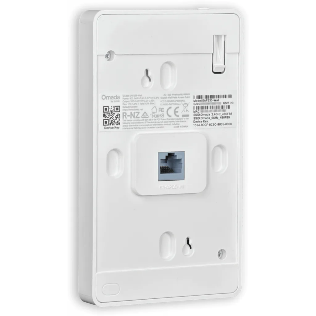 Imagen 1 de Punto de Acceso Inalámbrico TP-Link EAP235-WALL AC1200 PoE+ 2.4 GHz, 5 GHz