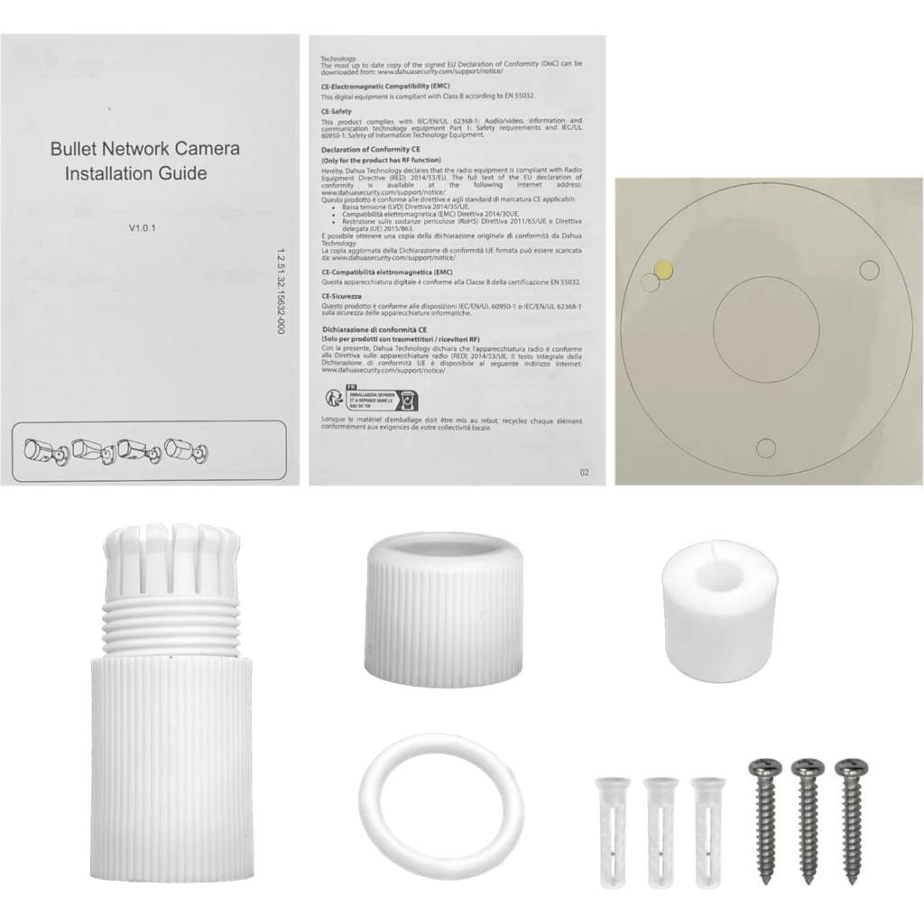 Imagen 3 de DAHUA Bala 4MP Full Color RCA 3,6mm PoE IR30mt Camara IP67 MicroSD SMD