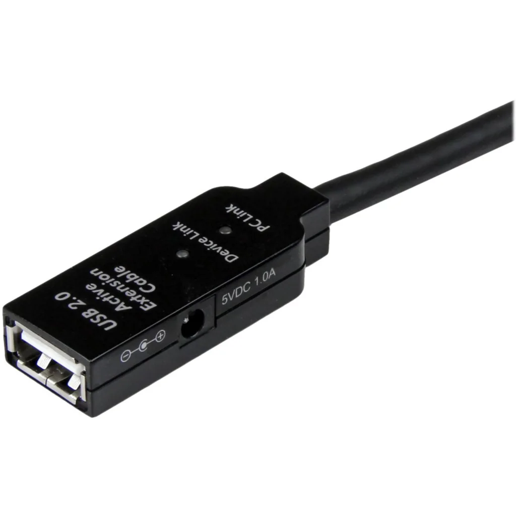 Imagen 3 de Cable Extensión USB 2.0 Tipo-A M/H Activo amplificdo Longitud 10 metros Negro