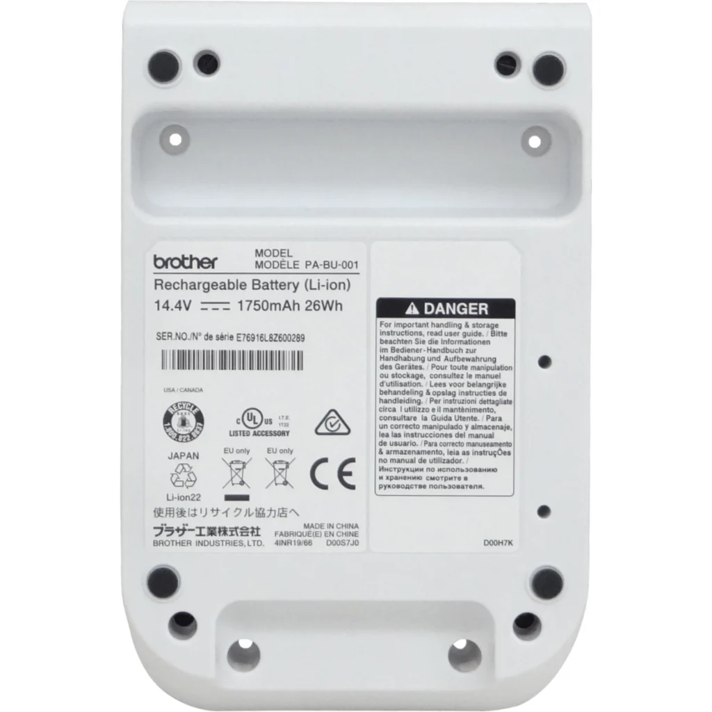 Imagen 2 de Brother PA-BU-001 - Printer battery lithium ion - for Brother QL-810W, QL-820NWB