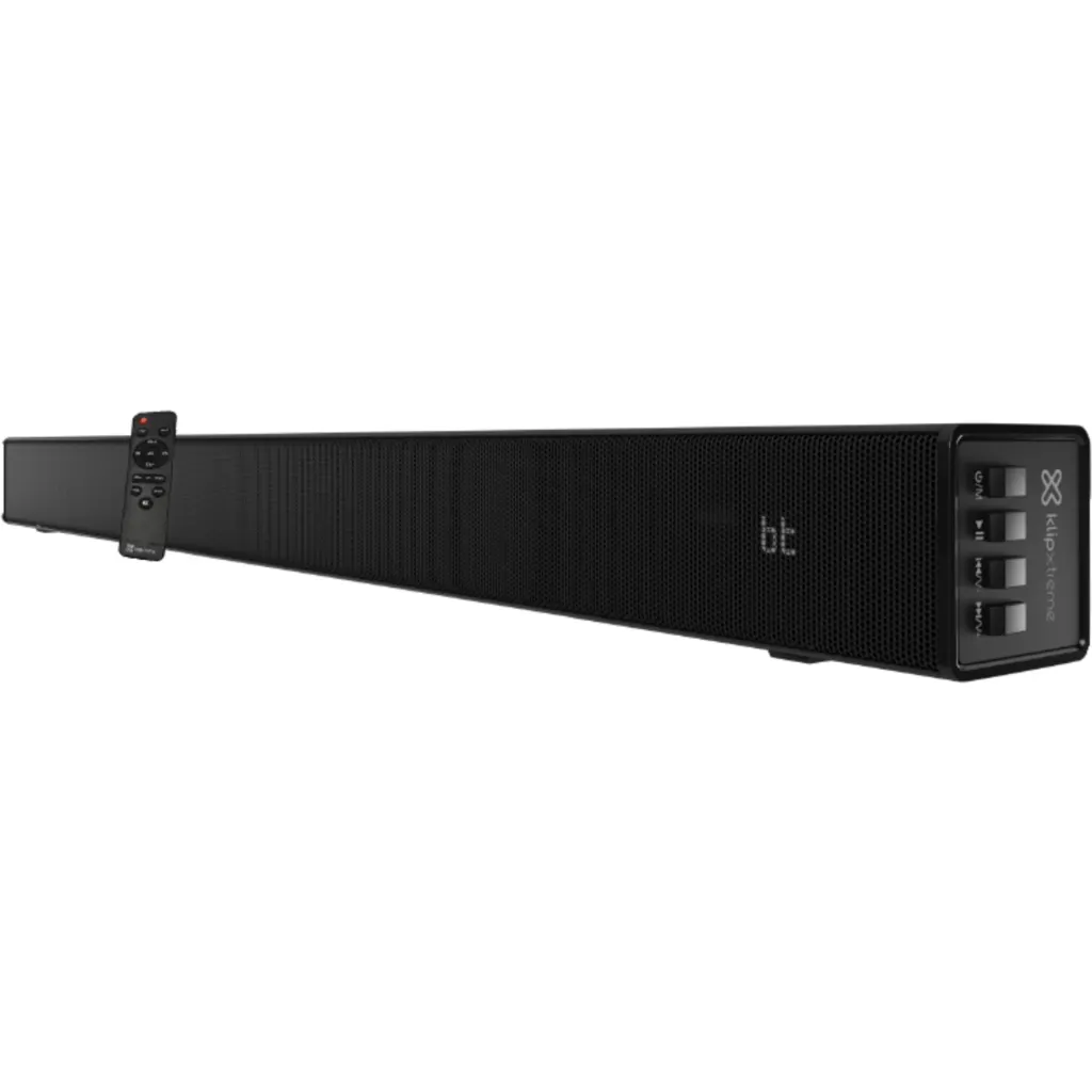 Barra de Sonido Klipx Armonium 2.0 100W HDMI Optico control remoto USB BT Negro