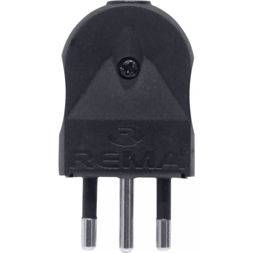 Imagen 4 de REMA 2P+T Negro 10A SEC-49028 Enchufe Macho Volante con-Tierra