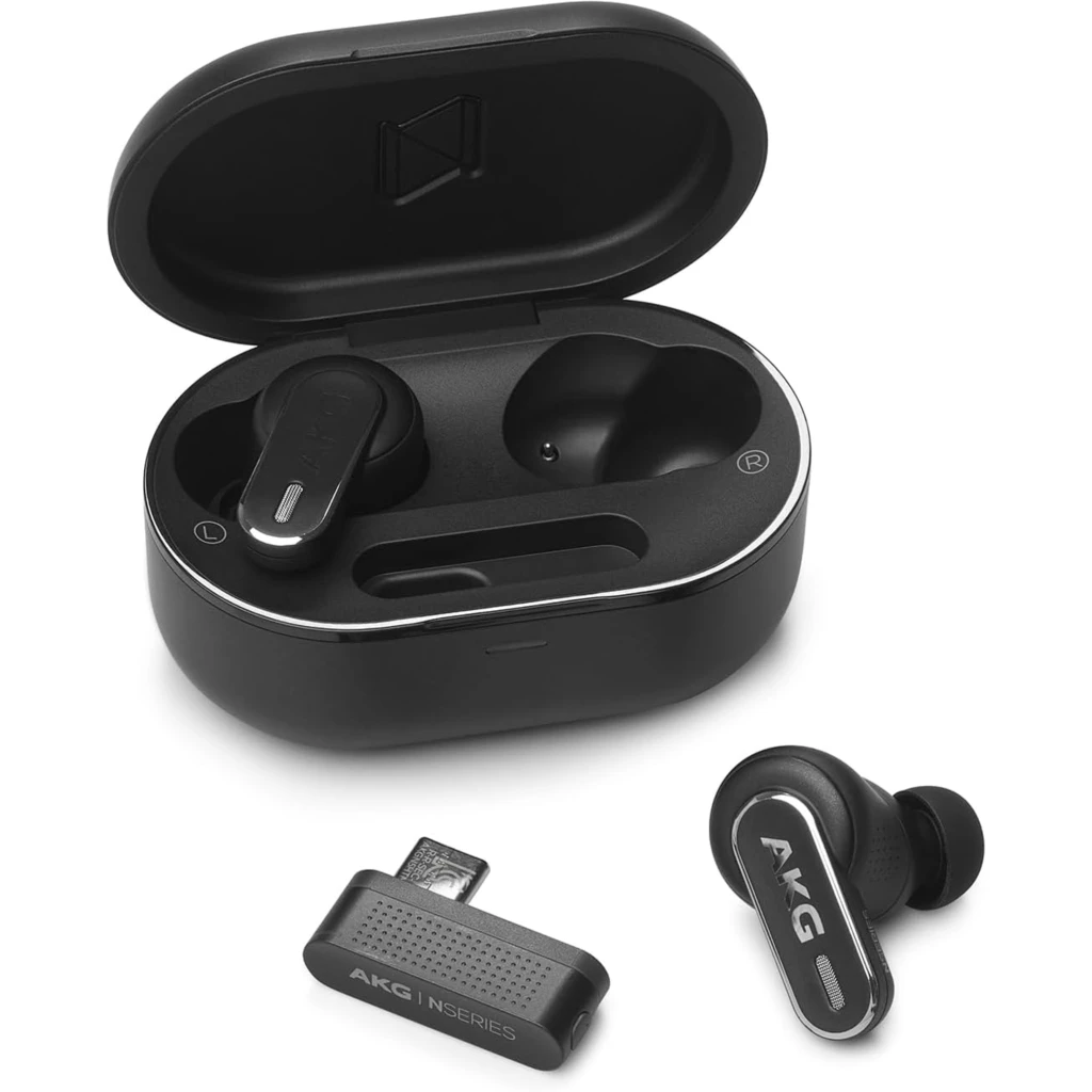 Imagen 2 de Auriculares Inalámbricos AKG N5 Hybrid ANC True Wireless Bluetooth 5.3 Negro