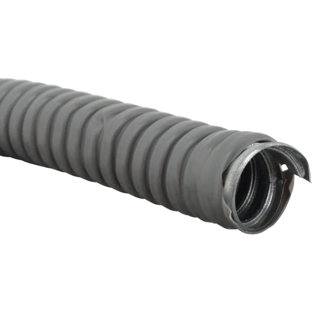 Imagen 2 de 20mm Rollo-50mts Conduit Flexible Metalico Cubierto-PVC 1/2-Pulg PCFC