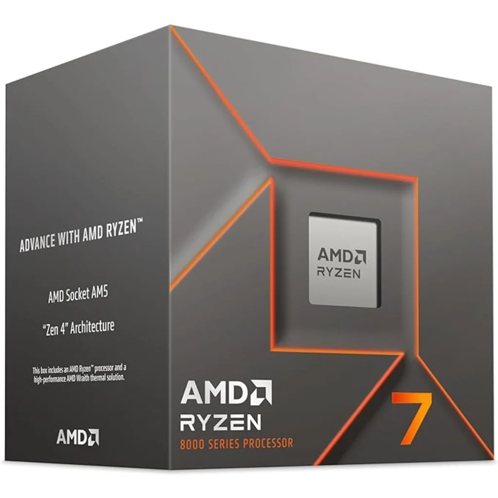 CPU AMD Ryzen 7 8700F, 4.10-5.00GHz, 16MB L3, 8 Núcleos, SKT AM4 Sin/Grf-c/FAN
