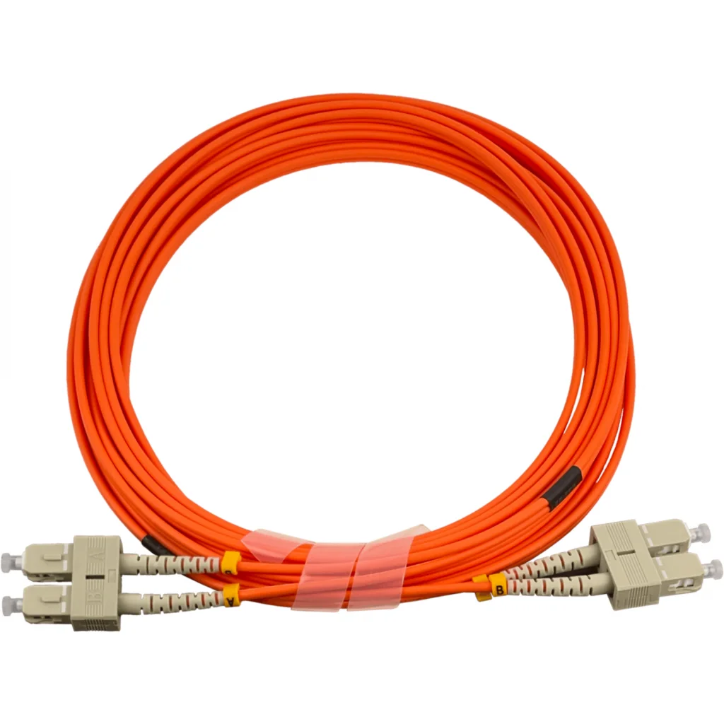5mt SC-SC OM1 MultiModo MM Duplex Jumper Fibra 62.5/125um 3mm LSZH