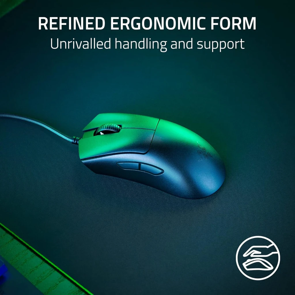 Imagen 8 de Mouse Gamer Alámbrico Razer DeathAdder V3, Óptico 30.000dpi Ergo USB-A Negro
