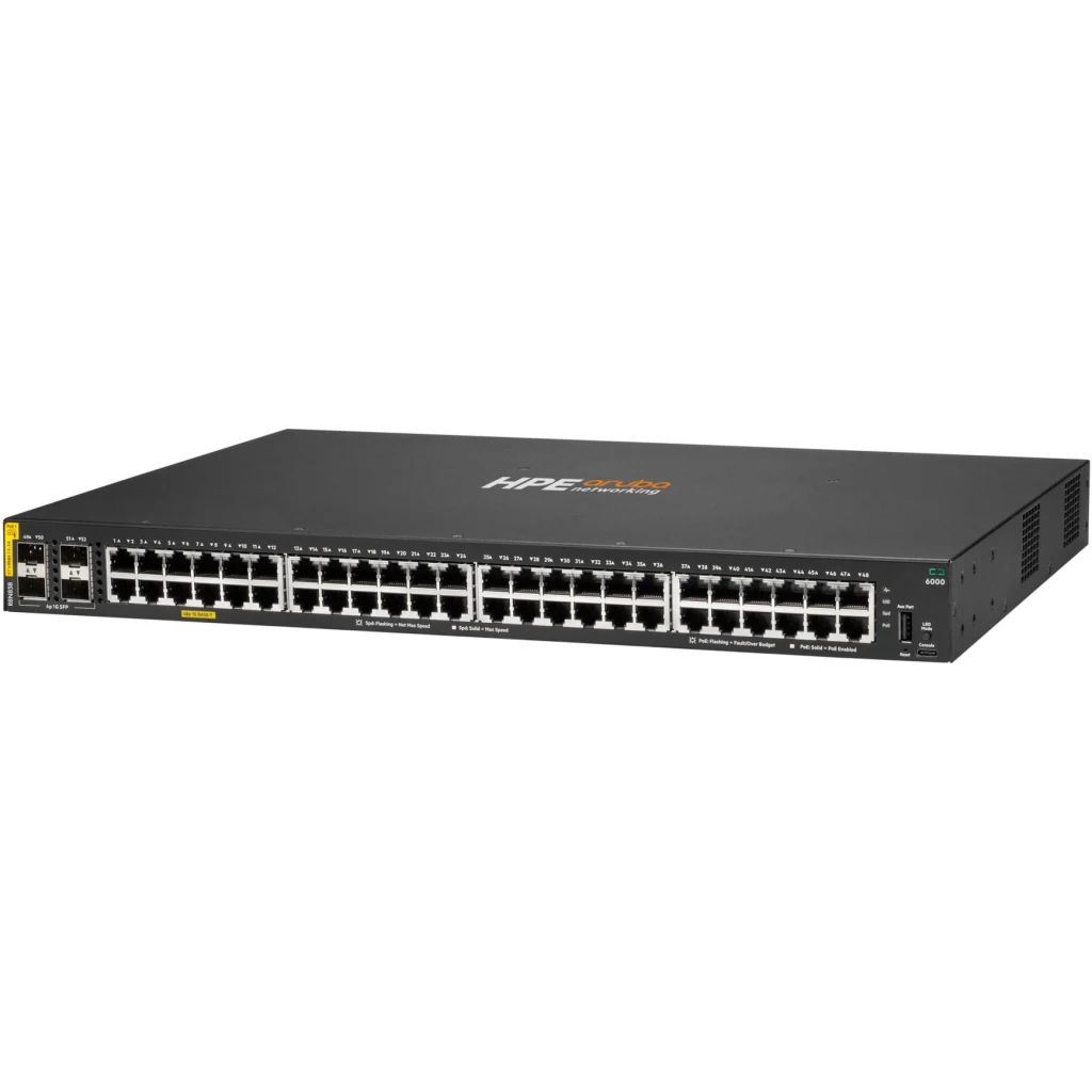 Imagen 1 de HPE ARUBA NETWORKING CX 6000 48P 10M/100