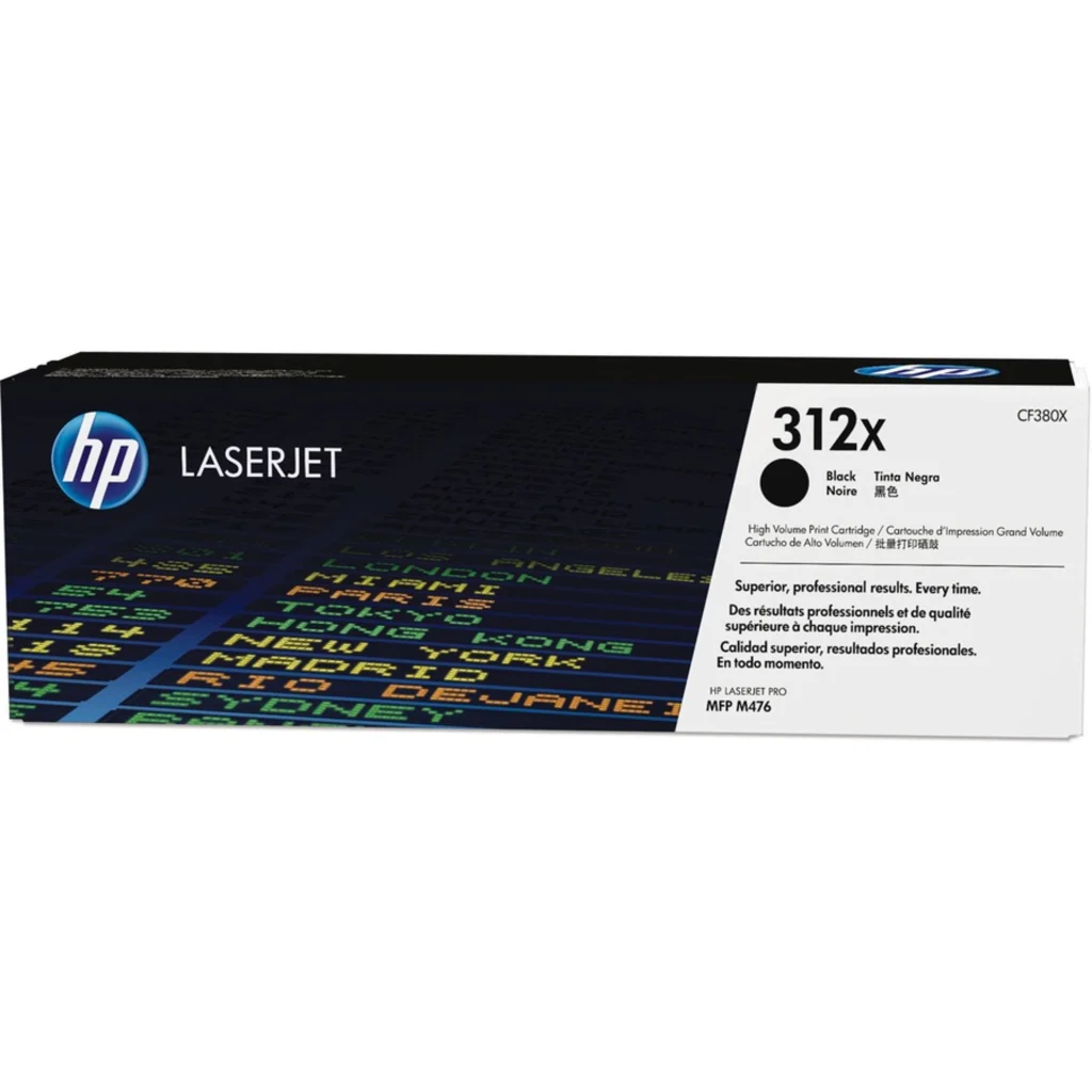 Toner HP 312X Negro para LaserJet MFP M476 series, 4.400 Paginas